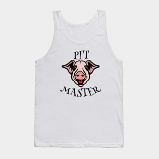 Bbq Pit Boys Pitmasters Pig Black Tank Top